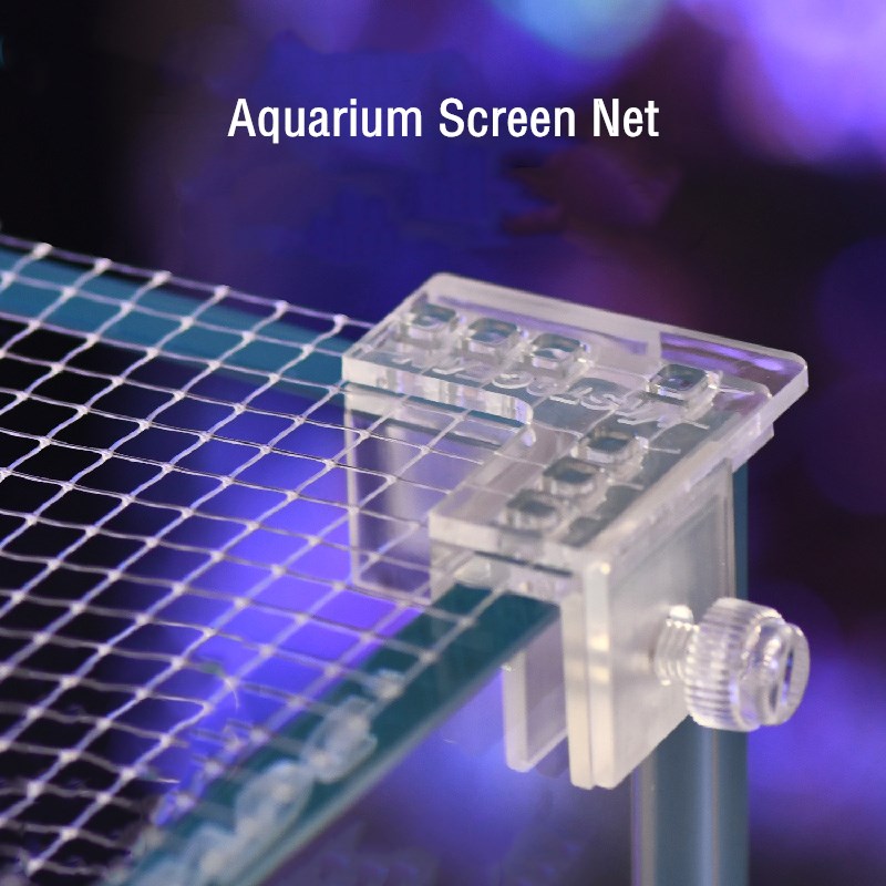 Aquarium Screen Net DIY Clear Mesh Netting Fish Tank Anti-Jumping Net Air Screen Net Fish Tank Covering Replacement Net