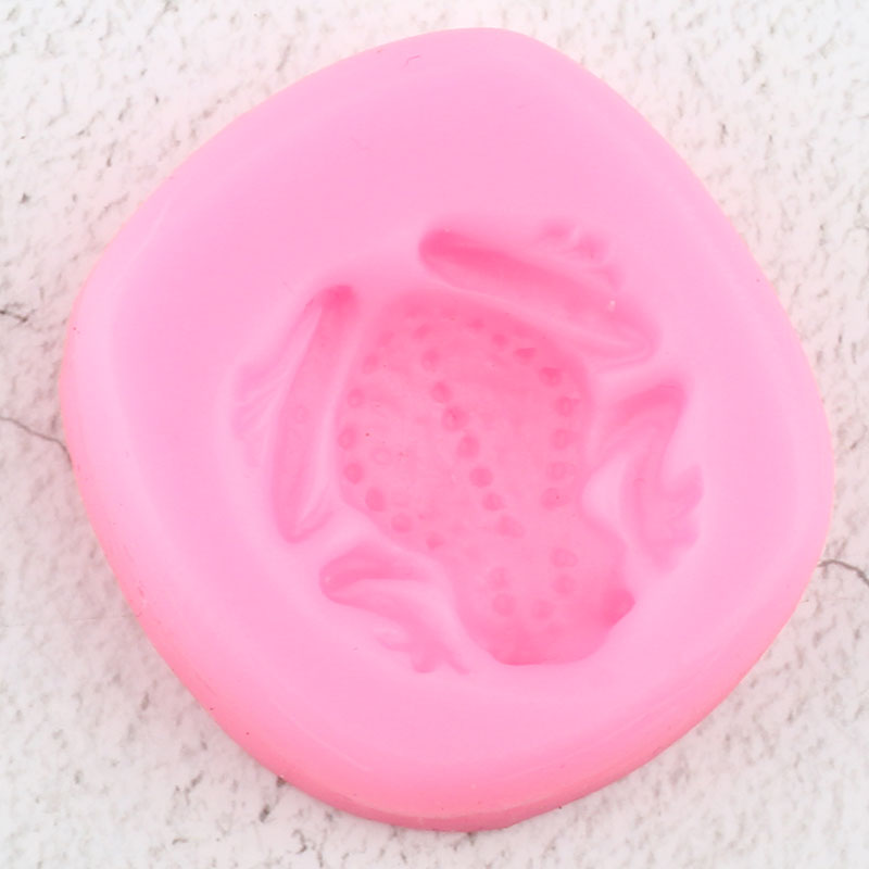 3D Frog Silicone Molds Resin Polymer Clay Soap Mould Fondant Cake Decorating Tools DIY Baking Candy Chocolate Gumpaste Moulds