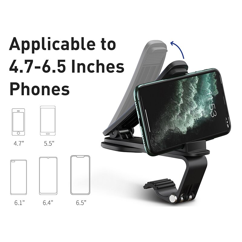 Baseus Dashboard Supporto Del Telefono Dell'automobile Per il iPhone 11 Pro XS Max Xr 6s di Clip Universale del Supporto Dell'automobile Del Supporto Del Basamento per Xiaomi Samsung Huawei