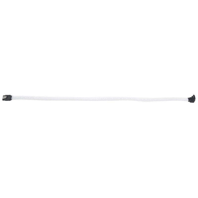 6 stück 50cm sata 3.0 iii sata 3 7- pin-datenkabel rechtwinklig 6gb/ s ssd-kabel hdd-festplatten-datenkabel (weiß)