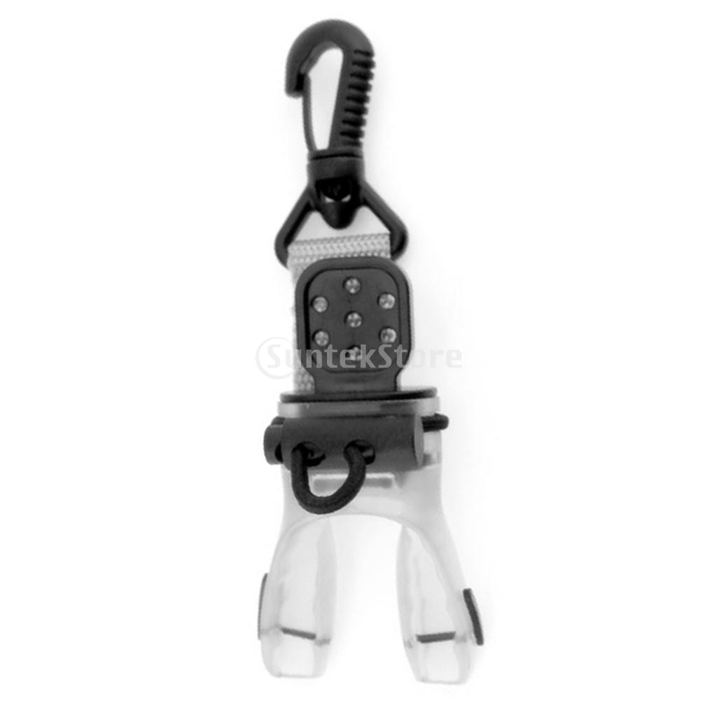 Universal mundstykke holder regulator blæksprutte holder klip lanyard dykning snorkel udstyr tilbehør tilbehør