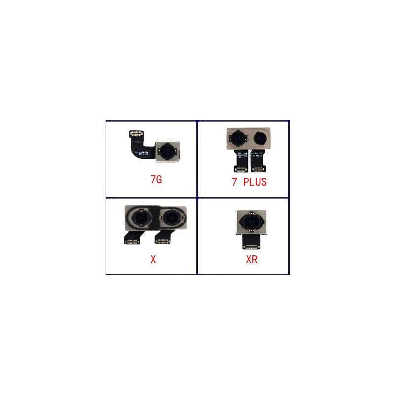 Originele Camera Voor Iphone 4S 5S 6 6S 7 8 Plus Back Camera Rear Belangrijkste Lens Flex kabel Camera Voor Iphone X Xr Xs Max 11 Pro Camera