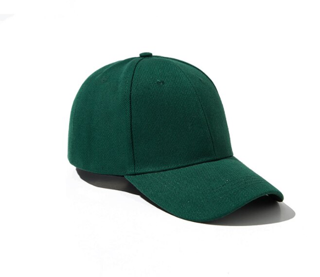 15 Color! Summer Autumn Soild Men Women Baseball Cap Adhesion Hat HipHop Adjustable Cool Sunhat: Green