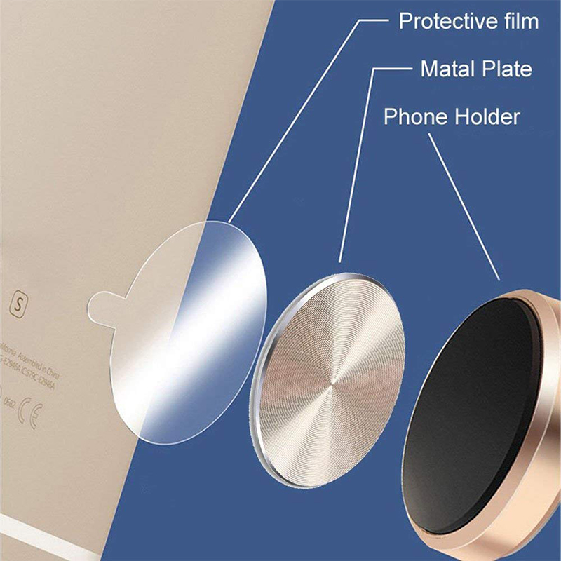 IKSNAIL CD Linie Metall Platte für Magnetische Auto Telefon Halfter Universal- Metall Platte Montieren Magnet GPS Halfter Zubehör Eisen Blatt