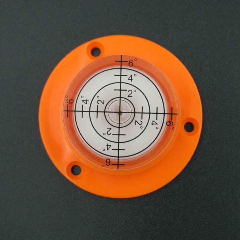 HACCURY 50*17mm Bullseye Wasserwaage wasserwaage Runde Rund libelle wiht befestigungslöcher