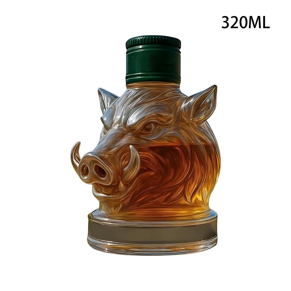 Szklana butelka Whisky Butelka alkoholu w kształcie jamnika na alkohol Dekoracja ślubna Dekanter Pojemnik na wino