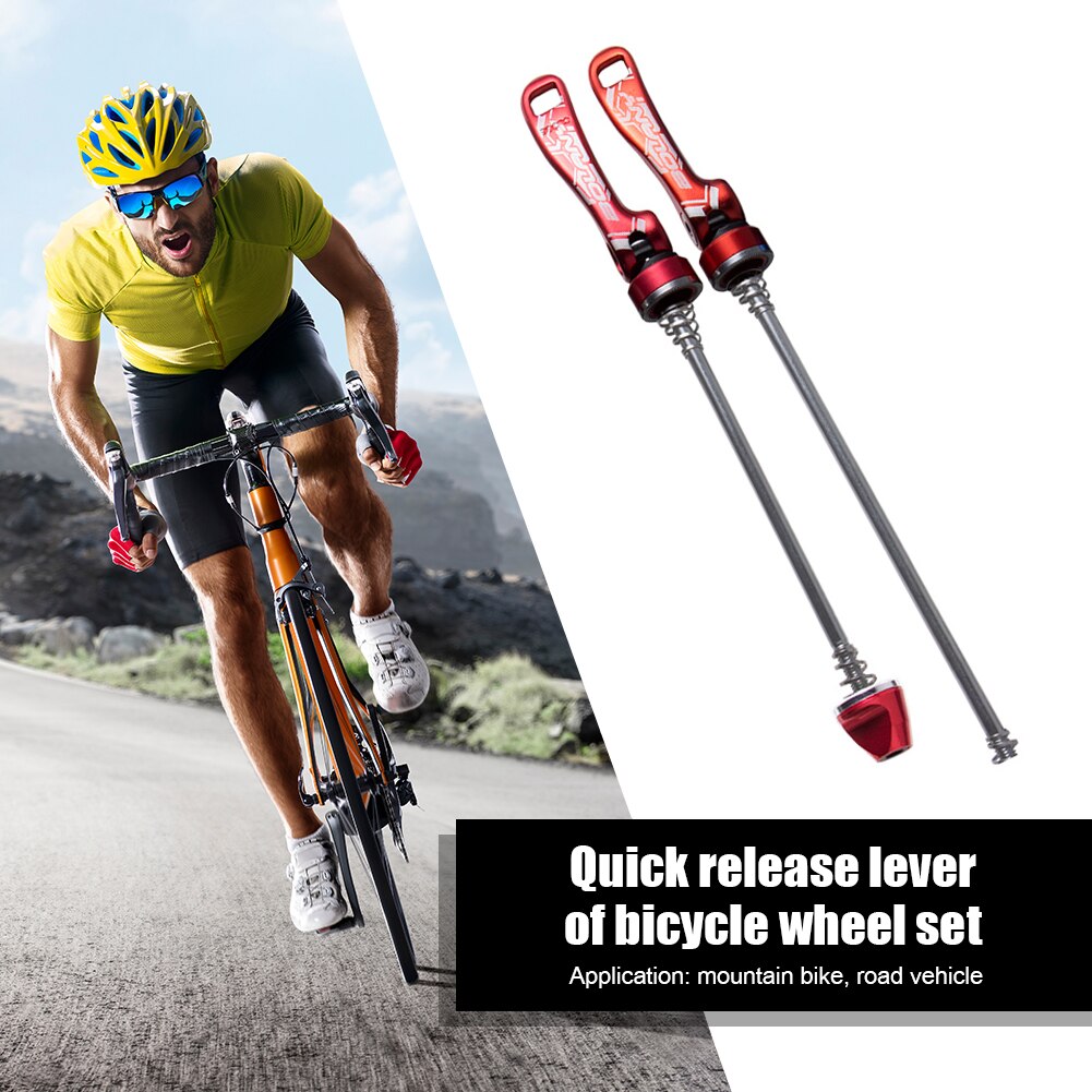 Bicycle Quick Release Skewers Lever MTB Road Cycling Bike Aluminum Alloy Mountain Bikes Skewer Lever Bicycle Accessories 5 Color