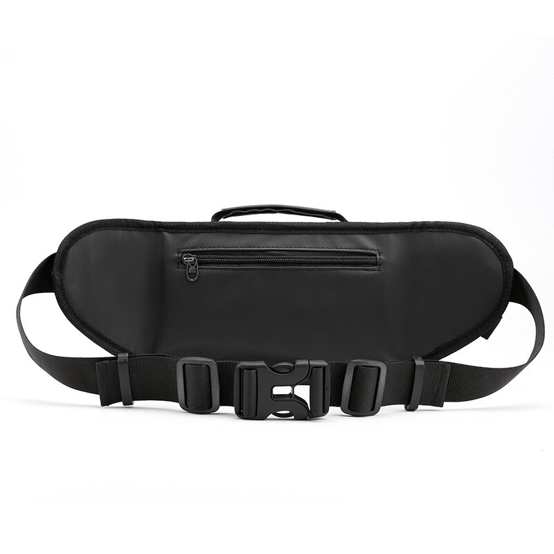 Waterproof Fanny Pack for Outdoor Leisure Fitness Reflective Strip Waist Bag Anti-theft Mobile Phone Chest Bag Belt Bag