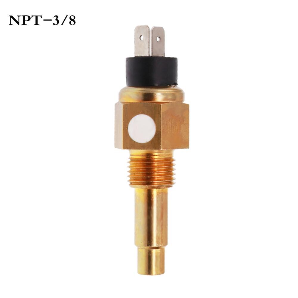 Boat Water Temperature Gauge 40-120 Degree Water Temp Meter Indicator Sensor For Car Marine Auto Motorcycles 52MM: Sensor