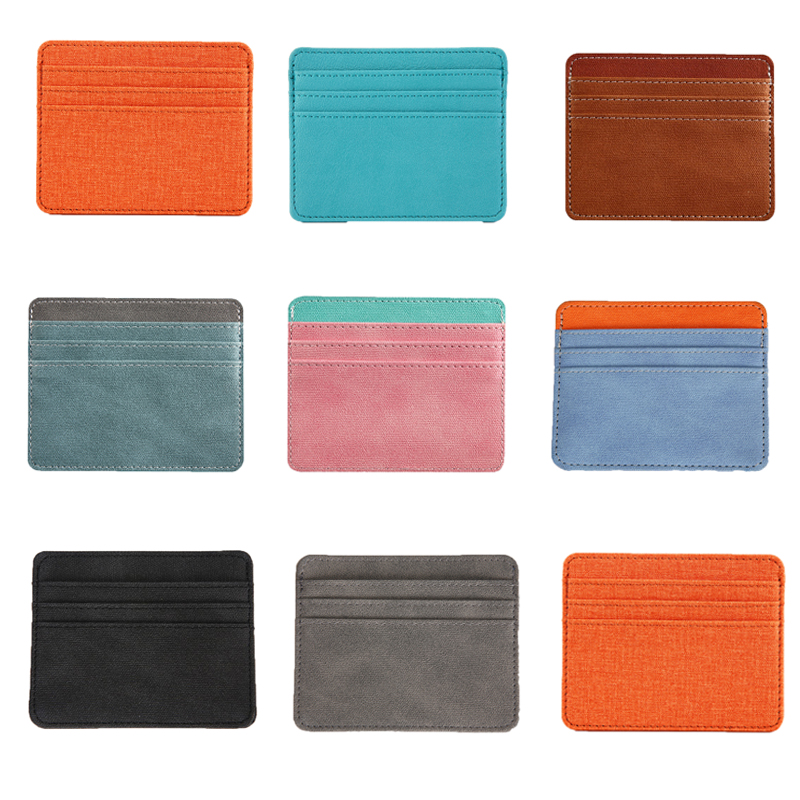 Multi Slot Card Holder Slim Bank Credit Card ID Cards Coin Pouch Case Bag Wallet Organizer Women Men Thin Business Card Wallet
