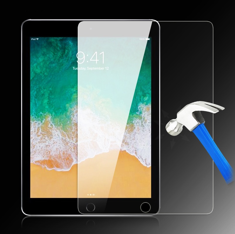 Vidrio templado para iPad 10,5 Pro Mini 4 3 2 1 Protector de pantalla para iPad aire 2 9,7 4 mini Mini4 Mini3 7,9 película protectora