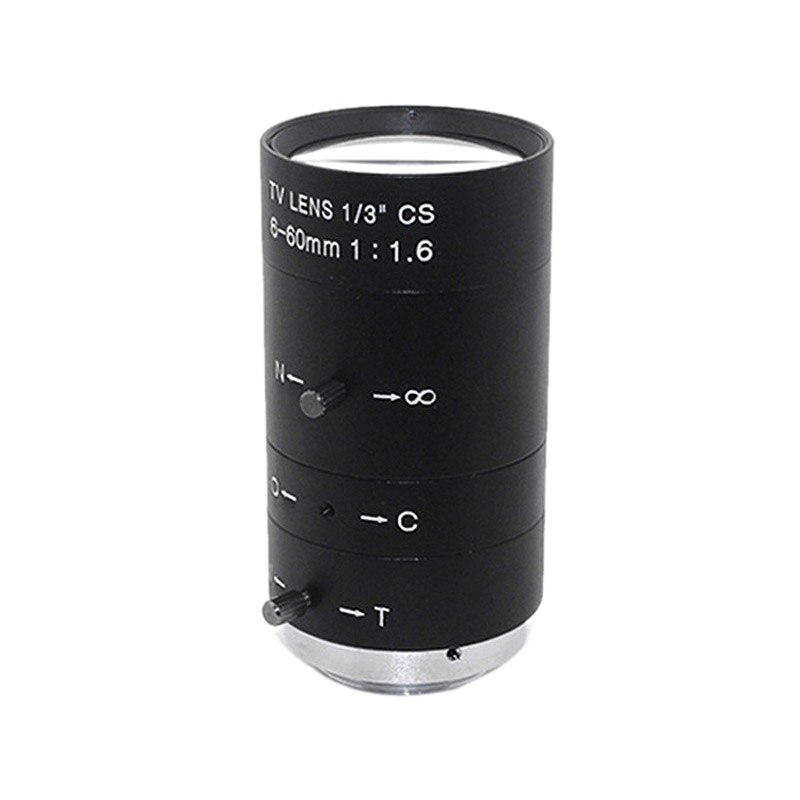 HD CCTV Camera Lens 6-60mm/5-50mm/2.8-12mm Megapixel manual varifocal lens CS Mout Fixed Iris Lens for CCTV Security camera