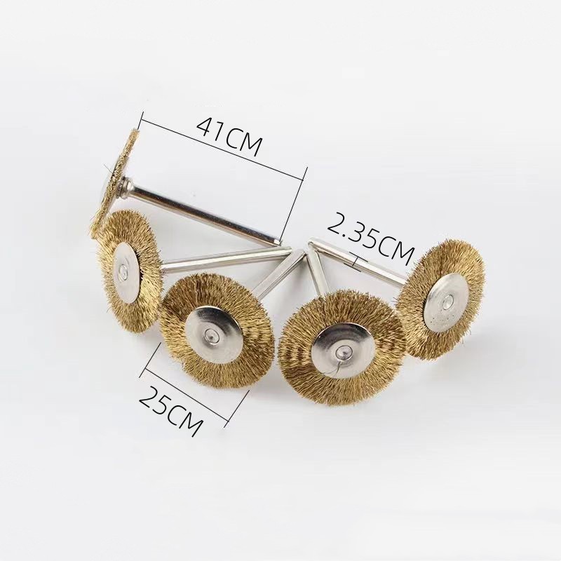 Broca para uñas, cepillo de limpieza, taladros eléctricos portátiles para manicura, alambre de cobre, limpiador, accesorios para decoración de uñas DIY, 1 ud.