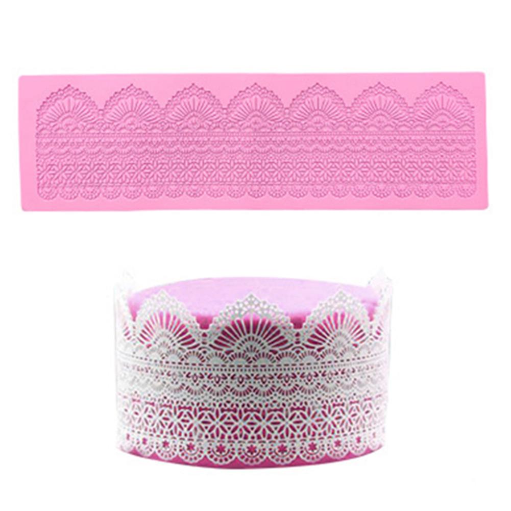 Silicone Lace Flower Cake Mold Fondant Icing Mat Pastry Baking Decoration Tool