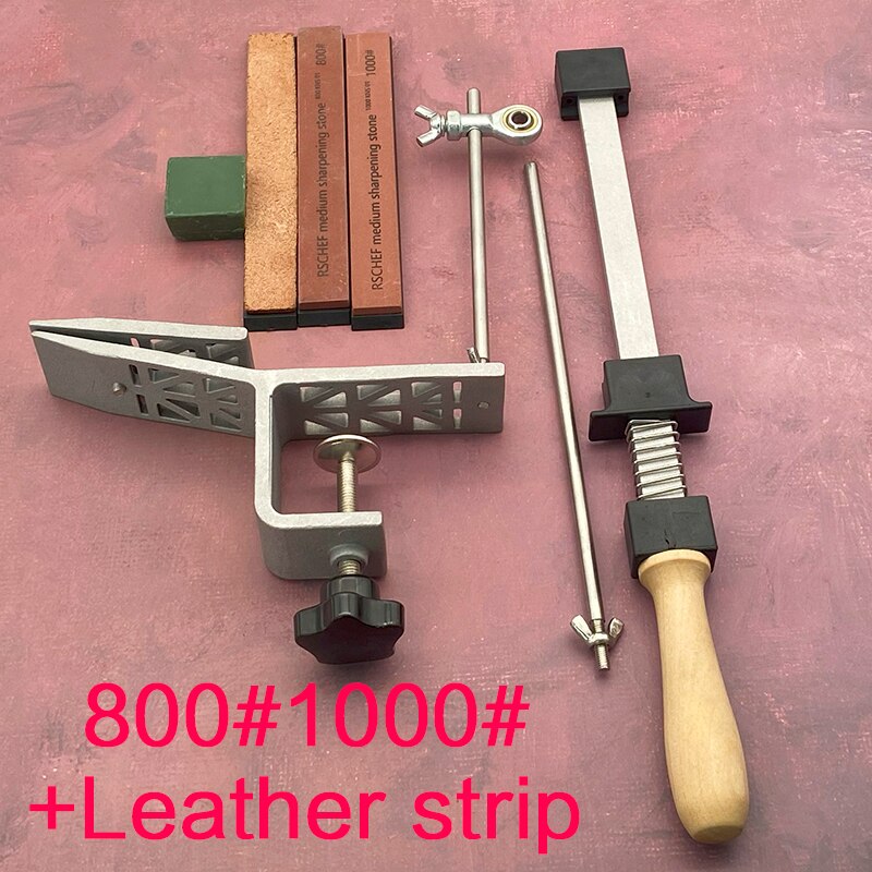 sharpener fixed angle Leather sharpening and polishing knife sharpener system sharpening stone sharpener Clip table: 5