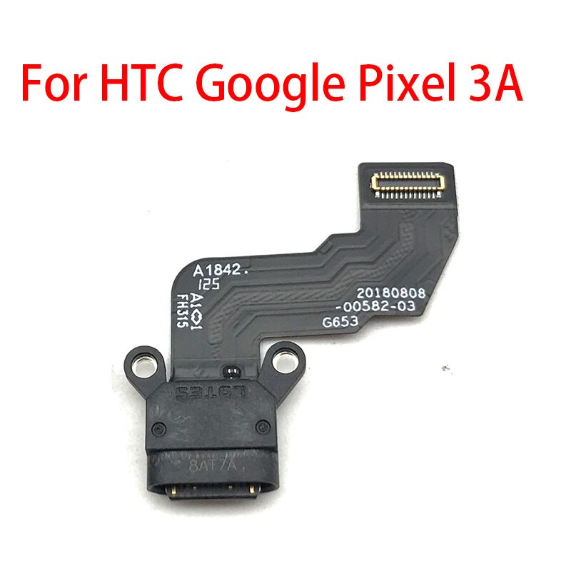Connecteur de quai Port de charge câble flexible pour HTC Google Pixel 2 3 3A XL USB port de charge câble flexible pièces de réparation: For Pixel 3A