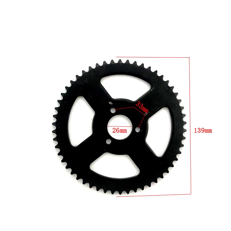 54T Tooth T8F 26MM Rear Sprocket For Mini Moto ATV Quad Dirt Pit Pocket Bike Chopper 43cc 47CC 49CC