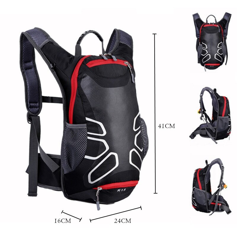 Anmeilu Wasserdichte Rucksack unisex draussen-Sport Berg Camping Rucksack für Reise Ski Radfahren Klettern mit Regen Abdeckung