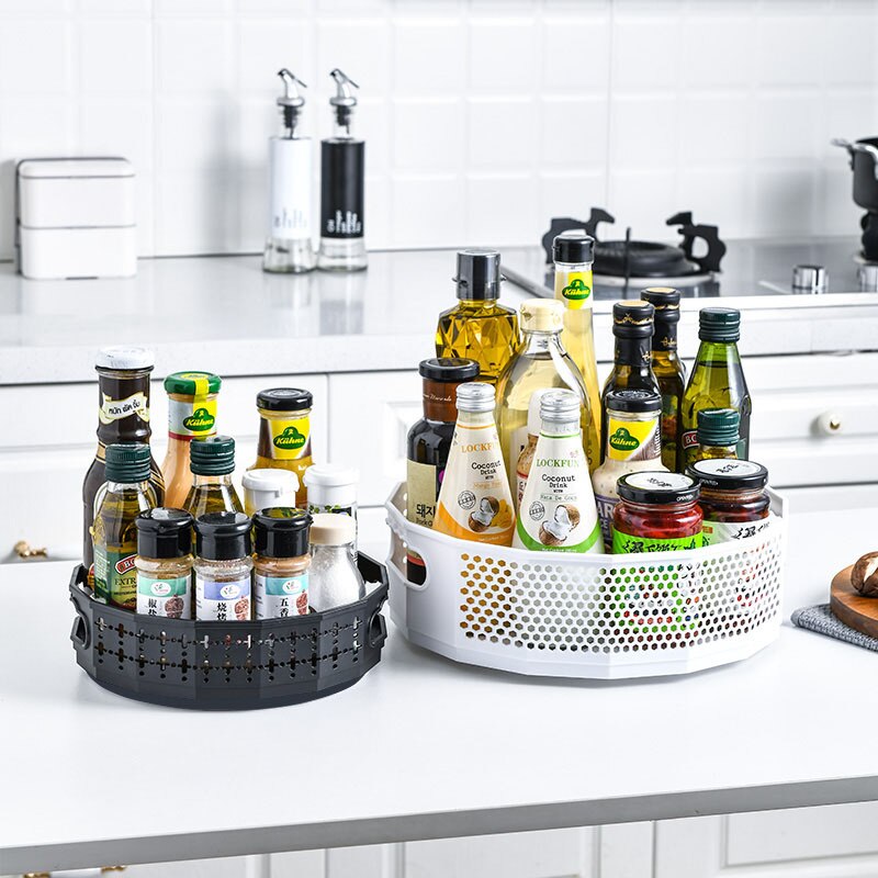 360 ° Roterende Kruidenrek Organizer Kruiden Houder Opbergvak Lui Susans Voor Keuken Kasten Badkamer Thuis Leveringen