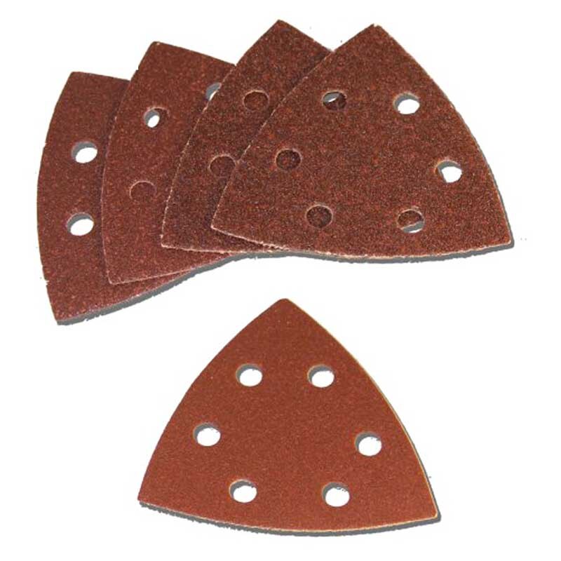 25pcs 93mm Delta Sander Sandpaper Hook & Loop Sanding Paper Abrasive Woodworking Tools with Grit 60 80 120 180 240