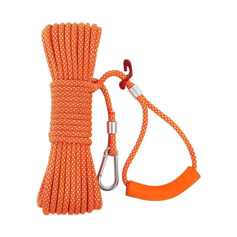 Comodo stendibiancheria da campeggio antivento antiscivolo Paracord corda da trekking 5M 10M 15M tirare stretto campeggio crogiolarsi corda: arancia / 15M