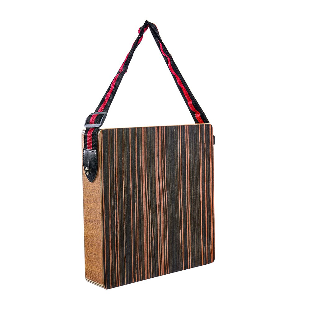 Cajon Boxdrum deux mains noir voyage pratique tambour accompagnement musique Boxdrum bois massif Portable avec sangle