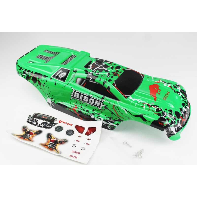 VKAR BISON 1/10 RC CAR PARTS BODY SHELL ET1025: ET1025-G