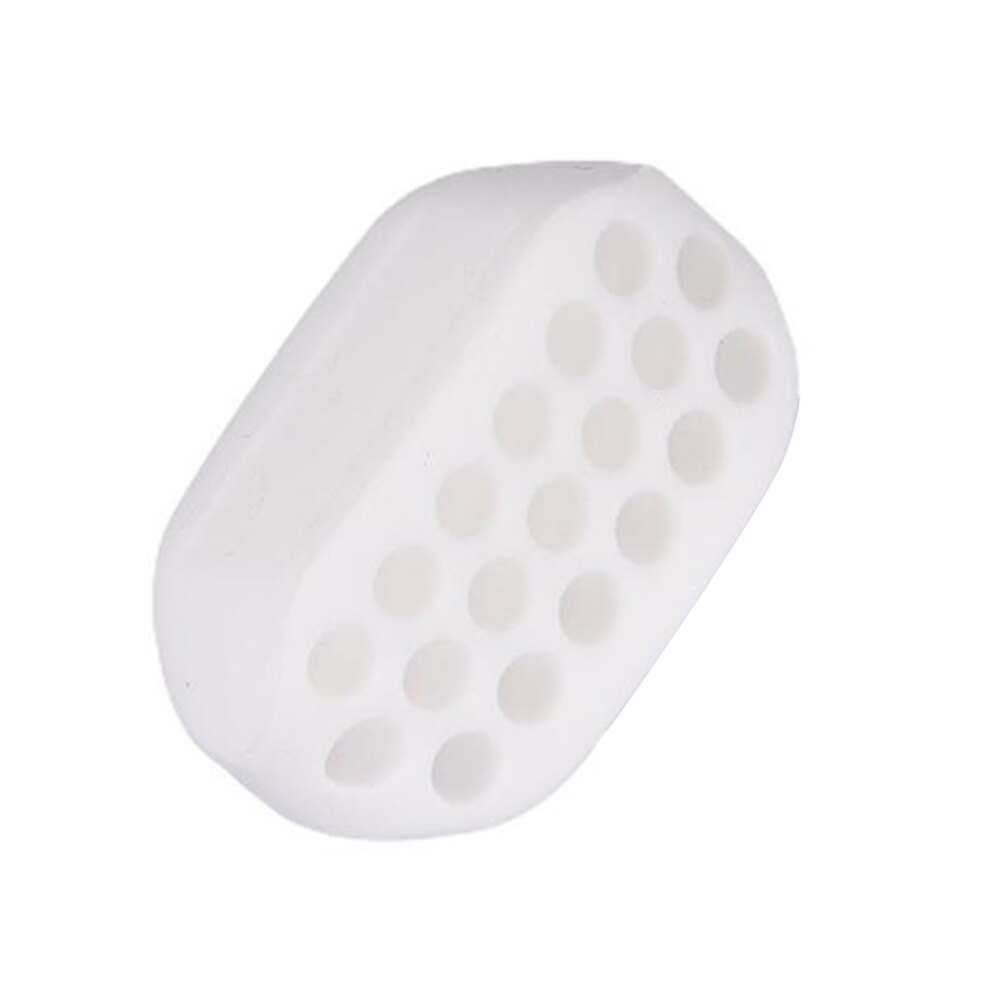 Face Jaw Muscle Exerciser Food Grade Silicone Facial Line Trainer Slimming Anti Wrinkle Beauty Fitness Equipment: White