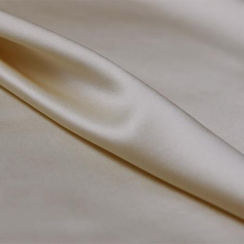 100% Mulberry Silk Fabric Beigegrey Color Plain Dyed Silk Dress Fabric Silk Bedding Scarf #LS0114-01