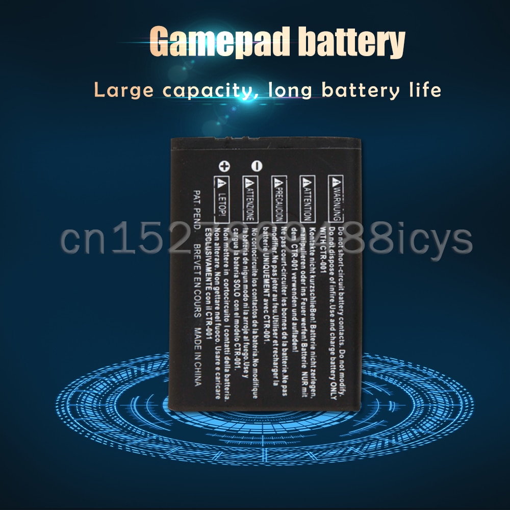 1 sztuk 3.7V 1800mAh CTR-003 akumulator litowo-jonowy do Nintendo 3DS 2DS wymiana kontrolera baterii z narzędziem