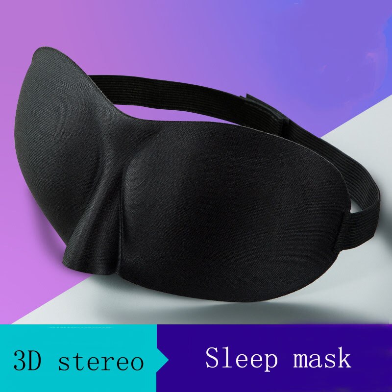 3D Naadloze Stereo Spons Slaap Oogmasker Multi-color Optionele Slaapmasker Blokkeren Licht Zachte Gewatteerde Slaap Masker