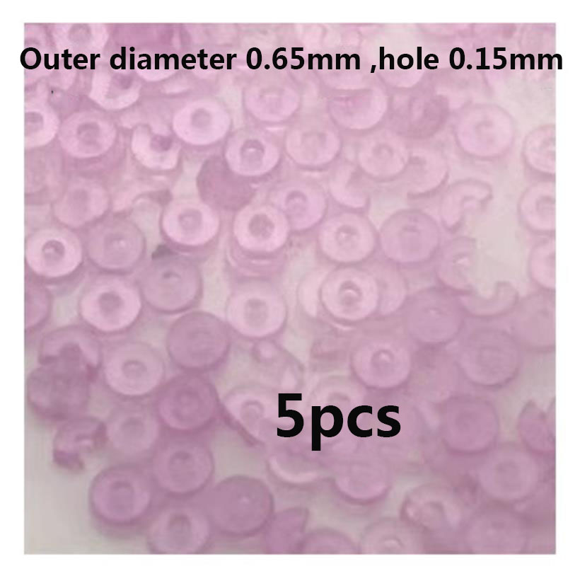 Klokketilbehør universell skinne sekundskinne boreødu edelsten støtdemper rubin klokkedeler