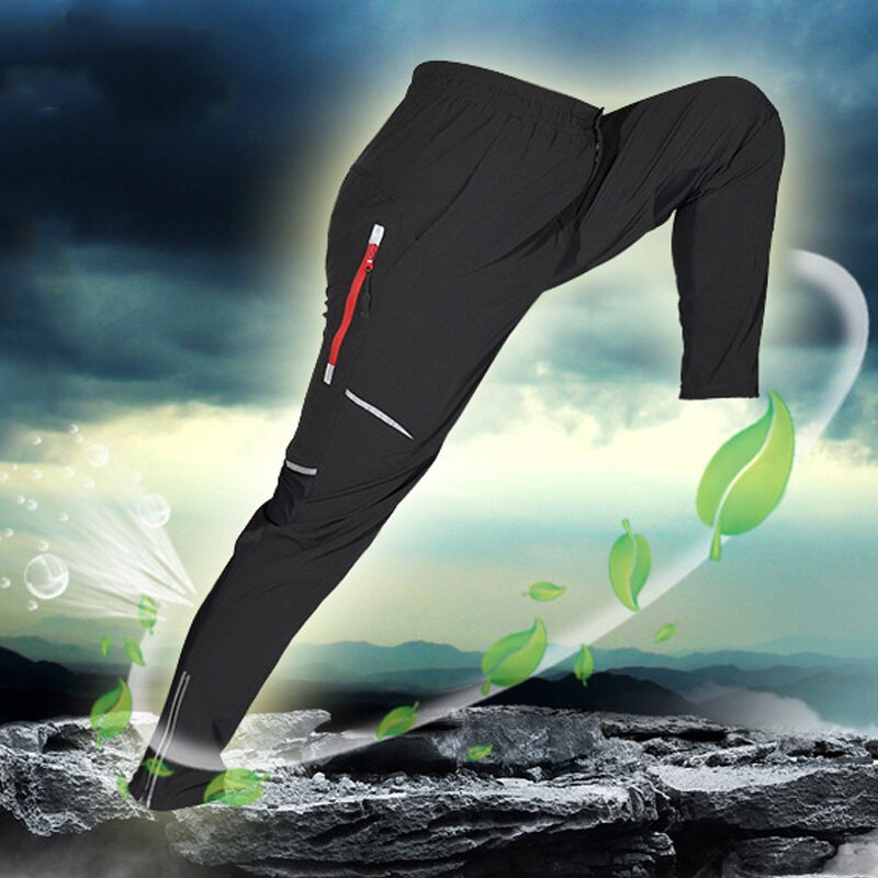 Heren dames sport ademende zomerbroek fiets fietsbroek fietskleding fiets vissen fitness broek m