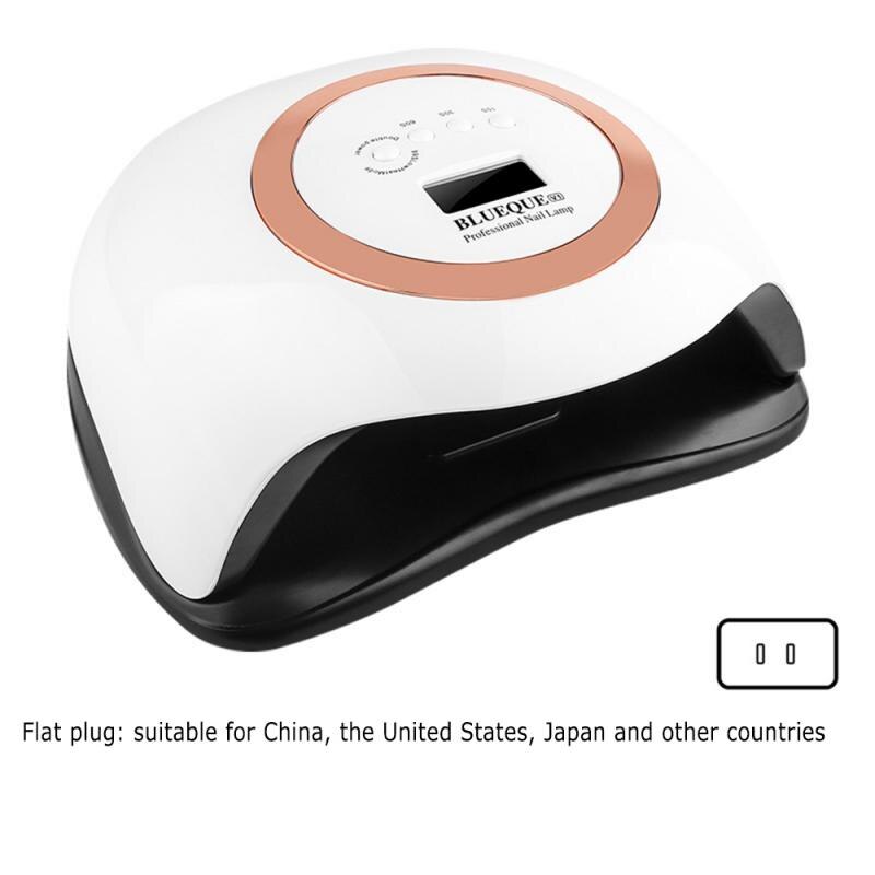 CE 168W lampe à ongles UV LED sèche-ongles Machine Gel vernis à ongles vernis à ongles avec détection de mouvement manucure Salon outil pour manucure: 03 Orange US