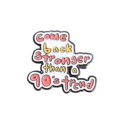 Tanzende königin, ruhe bewahren, buchstaben, emaille-anstecknadel, dialogzitate, abzeichen, broschen für frauen, mädchen, schmuck: 6