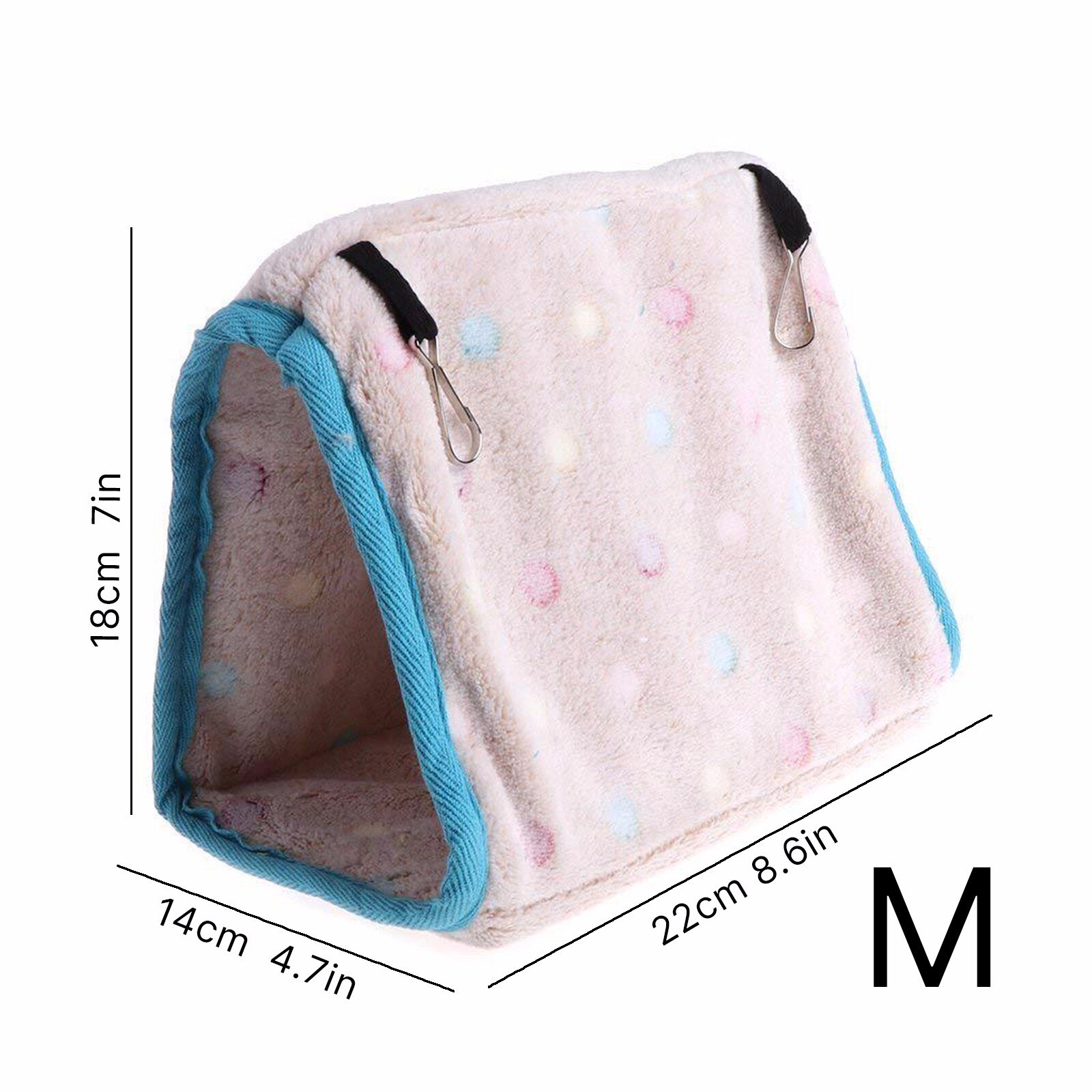 Newest Sales Pet Bird Parrot Parakeet Budgie Warm Hammock Cage Hut Tent Bed Hanging Cave Accessories #T1P