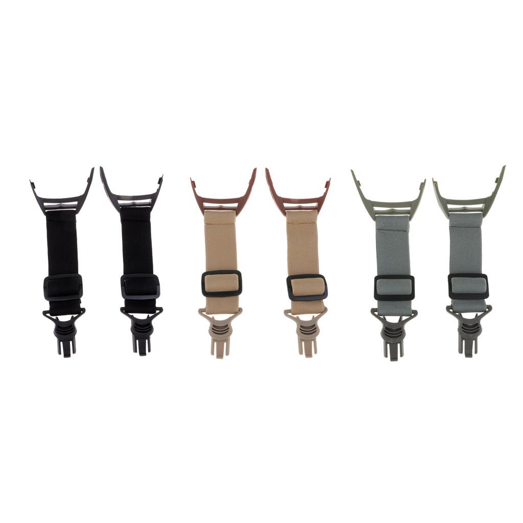 2 Pcs Replacement Adjustable Elastic Straps For FAST Locust Goggle Shooting