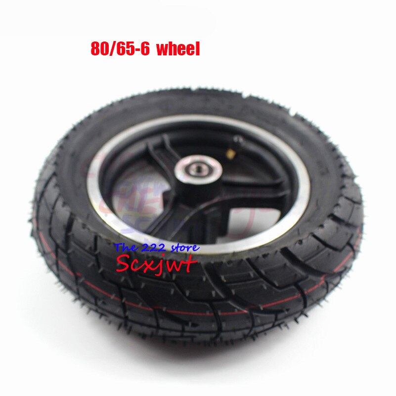 10 Inch Wheels for Kugoo M4 Pro Folding Electric Scooter 10x3 Inch Off-road Inner Outer Tire with Alloy Rims 255x80 Tyre 80/65-6