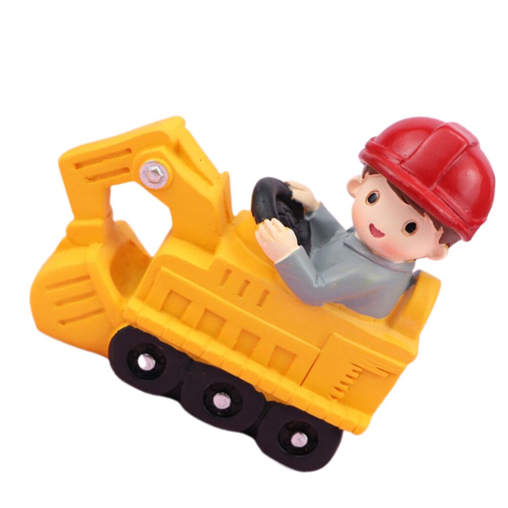 Children's engineering truck engineering vehicle cake decor ornament table