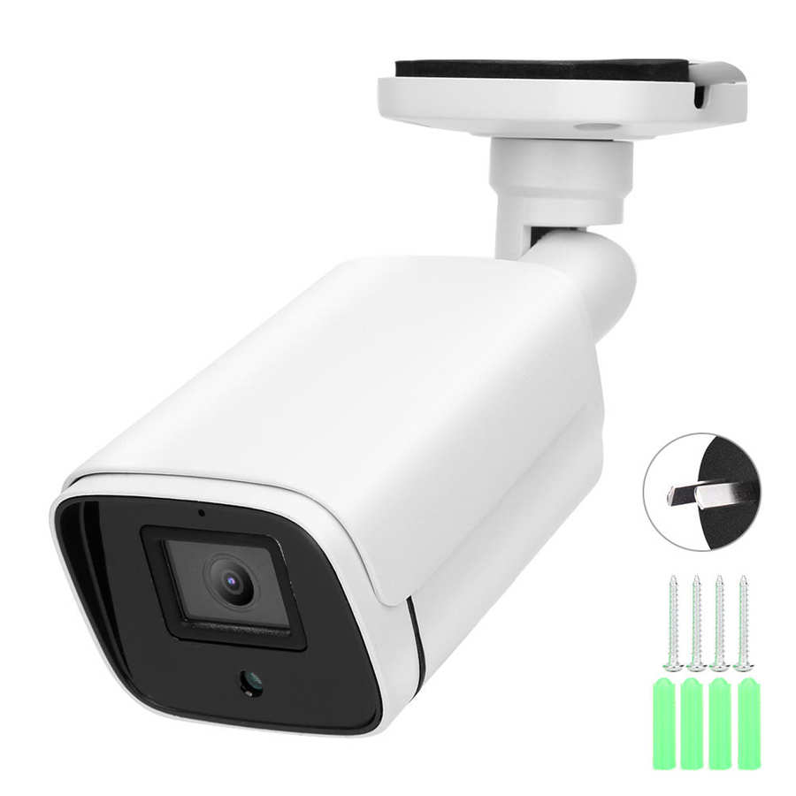 Sikkerhed ip kamera 1080p 5mp cctv kameraer  ip66 vejrbestandige smarte kameraer med pir overvågningssystem & ir nat smart hjem: Stil 1