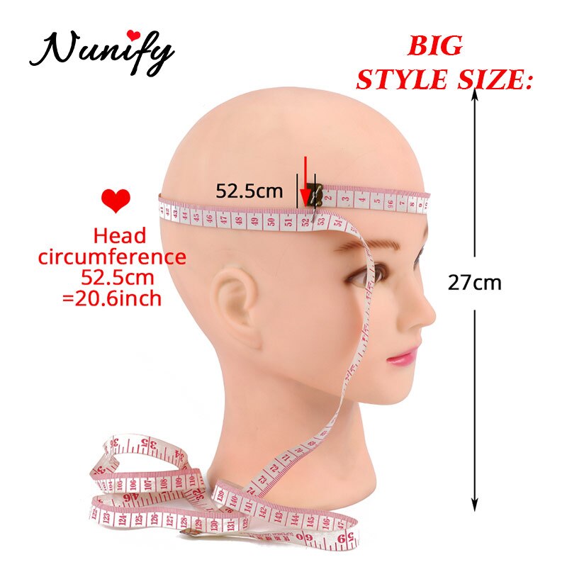 Nunify Afro Bald Mannequin Head Black Female Manikin Mode Cosmetology African Mannequin Head Without Hair