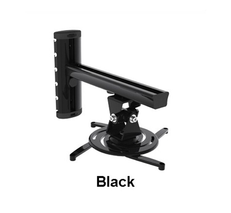 Aluminum Alloy 360 Degree Projector Wall Mount Full Motion Retractable Universal Projector Hanger Bracket PR03