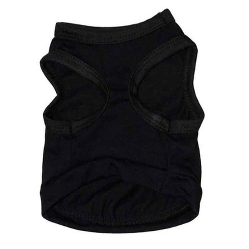 Security Pak Cosplay Hond Kleren Zwarte Elastische Vest Puppy T-shirt Jas Accessoires Kleding Kostuums Pet Kleding Voor Honden Katten