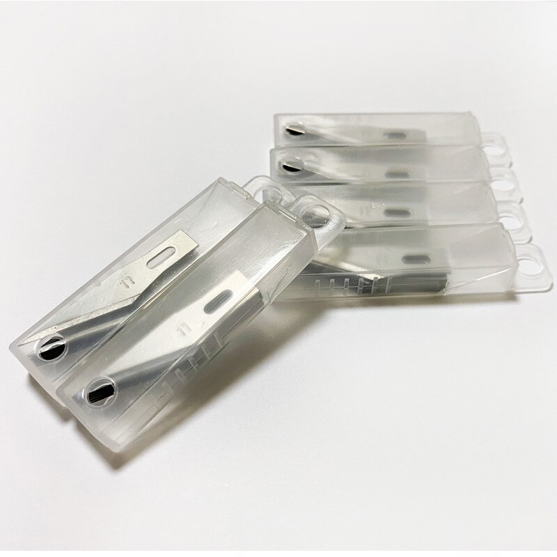10pcs #11 Blades Stainless Steel Engraving Knife Metal Blade Wood Carving Knife Blade ReplacementPrecision Blades Craving Craft