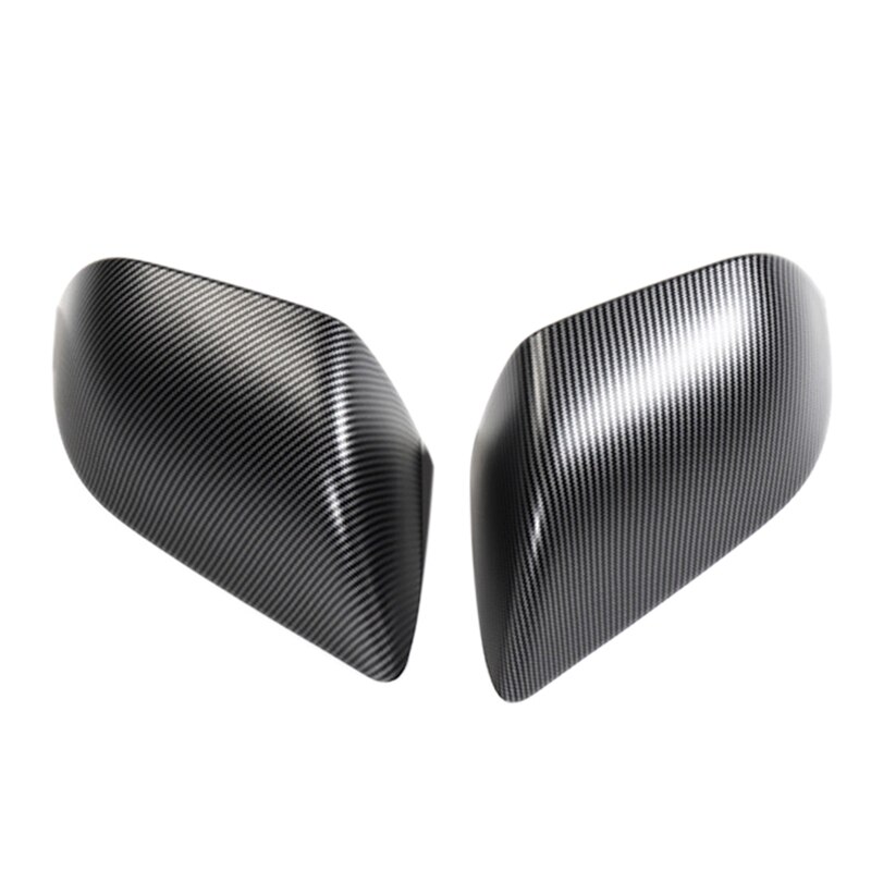 Matte Carbon Fiber Rearview Mirrors Guard Covers Caps Side Mirror Protector for Tesla Model 3 Exterior Modification