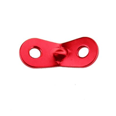 2 szt Akcesoria do Namiotu Kempingowego Aluminiowy Lekki Hak do Namiotu Zaczep do Liny Wiatrowej: A 2 otwory