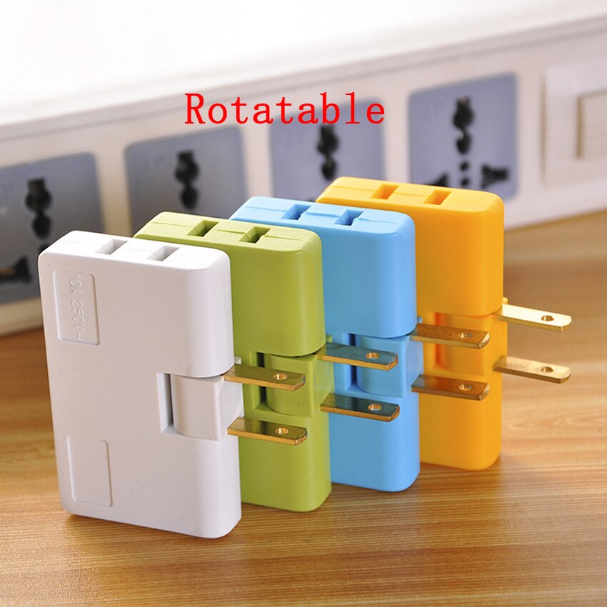 Plug Converter Socket Travel Portable Conversion Multi-use Converters Rotatable Socket Stackable Power Supply Household Charging
