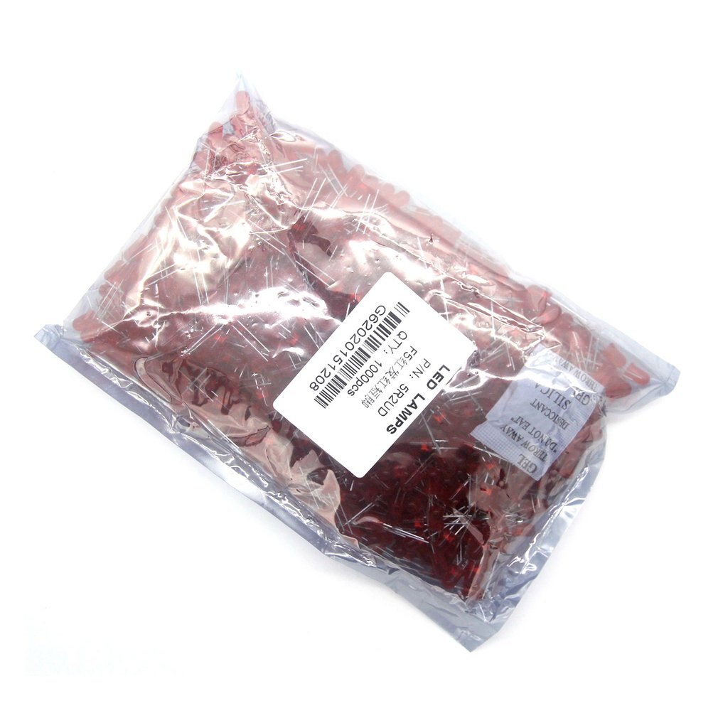 1000 Pieces 5mm Round LED Light Emitting Diodes Component Red/green/yellow/white/blue LED Bulb Lamp Light Super Bright ACEHE PC