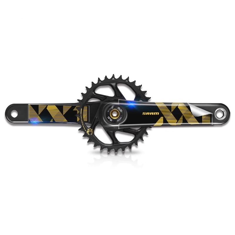 Pegatina de manivela de águila XX1 para bicicleta de montaña, pegatina de manivela AM DH, pegatinas de bielas de montaña, calcomanías brillantes de para sram
