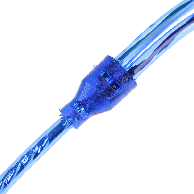 2 RCA Female To 1 RCA Male Splitter Car Audio Adapter Cable Wire Connector Car Audio System Subwoofer Portable Speaker